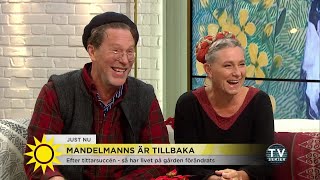 Succéparet Mandelmanns är tillbaka – quotDet var ett galet årquot  Nyhetsmorgon TV4 [upl. by Ibocaj]