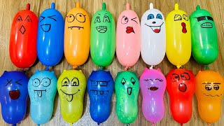 The shocking secret to making hilarious slime with long balloons  Satisfying slime videos [upl. by Secrest]