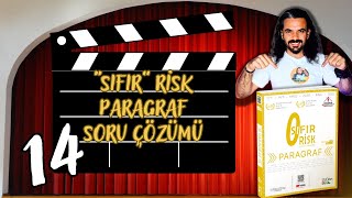 Paragraf Soru Çözümü 14  Sıfır Risk Paragraf  TYT  KPSS  ALES DGS [upl. by Atinuhs]