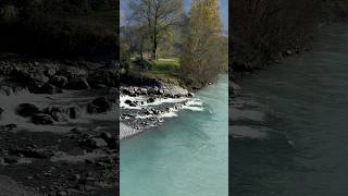 Rhône river in Massongex Switzerland 🇨🇭 [upl. by Nibla]