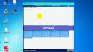 Comment convertir un Texte vers du Binaire [upl. by Atsahs465]