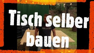 Gartentisch selber bauen [upl. by Kermy836]