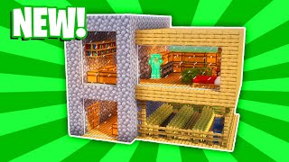 ⚒️ Minecraft  How To Build a Simple Survival House  Starter House 🏡 [upl. by Garretson]