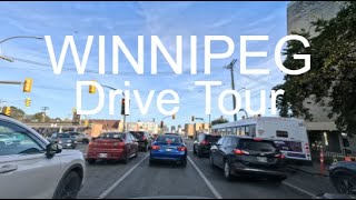 4K 60fps Drive Tour Weston To Downtown – Winnipeg Manitoba Canada [upl. by Lokkin714]