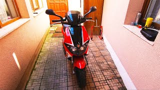 GILERA RUNNER 50 SP 2014 2T  STARTUP WALKAROUND amp EXHAUST SOUND [upl. by Surazal629]