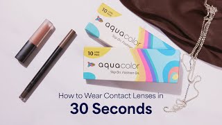 How To Wear Contact Lenses  Shorts  Lenskart [upl. by Carnes]