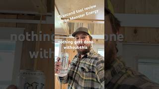 15 second tool review construction diy tools carpentry monster drink energy health [upl. by Jase]