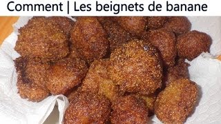 Beignets africain  Les beignets de banane Fast food à la camerounaise [upl. by Tybie479]