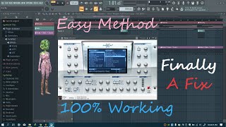 Fix Any Vst Like quotNexusquot No Sound  Double Click In Fl Studio 2023 100 Working [upl. by Arrais]