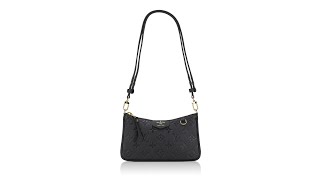 Louis Vuitton Monogram Empreinte Easy Pouch On Strap Noir [upl. by Nabetse]