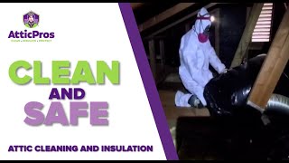 We Cleaned Out The Attic And Replaced The Old Insulation [upl. by Kataway]