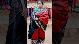 BEST SAMBALPURI HANDLOOM PATA SAREE PASAPALI BORDER DESIGN cuttack meherlovehandloomlovesaree [upl. by Sidnal]