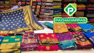 Pachaiyappas silks👌புது collections புது designs💕💕Georgette sarees [upl. by Nev]