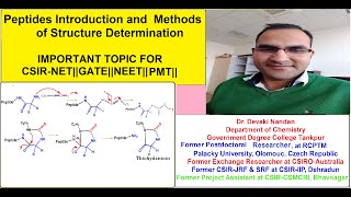 Peptides  Introduction and Methods of Structure Determination [upl. by Eelta676]