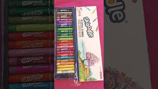 Skoodle oil pastel colours unboxing yt shortsvideo review unboxing colors art asmr [upl. by Templia]