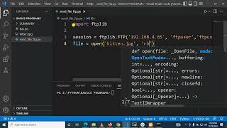 How To Transfer File To FTP Using Python [upl. by Eigna]