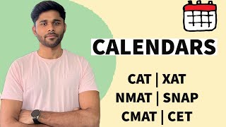 Calendars  Logical Reasoning  CAT  XAT  NMAT  SNAP  CMAT  CET [upl. by Hgielsa667]