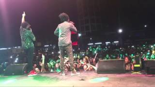 Chronixx amp Tarrus Riley  Get Free Remix  Major Lazer amp Friends Mas Camp 2015  Live Performance [upl. by Colt]