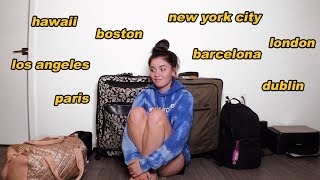 GRWM TO COUCH SURF AROUND THE WORLD FOR 2 MONTHS [upl. by Tnarg957]