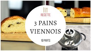 3 pains viennois  Recette au Cook Expert de Magimix [upl. by Aeuhsoj948]