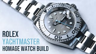 Building a Rolex YachtMaster Homage Watch [upl. by Kapeed583]