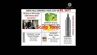 Scalp Tonic ll Amway satinique products [upl. by Iur625]