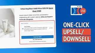 How to Add a OneClick Upsell and Downsell in Clickfunnels 20  Clickfunnels 20 Tutorial [upl. by Anailil138]