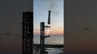 SpaceX uses ‘chopstick arms’ to catch rocket booster [upl. by Mairb557]