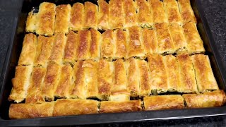 Baklavalık Yufkadan Peynirli Çıtır Börek Tarifi [upl. by Rowen]