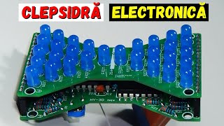 Clepsidra electronica cu leduri si integrate logice DIY [upl. by Rraval]