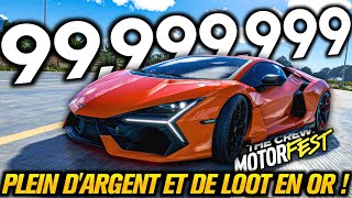 THE CREW MOTORFEST  COMMENT AVOIR 99 MILLIONS  PLEIN DE LOOT EN OR [upl. by Silsbye649]