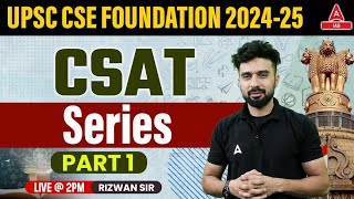 Series  Reasoning For CSAT  UPSC CSAT Reasoning Classes 2024 BY Rizwan Sir [upl. by Rraval455]