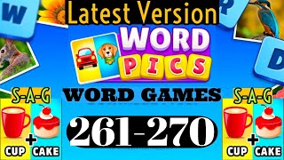 WORD PICS WORD GAME level 261 262 263 264 265 266 267 268 269 270 [upl. by Nnyleak]