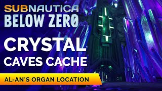 Crystal Caves Cache Location  Subnautica Below Zero [upl. by Gizela109]