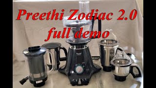 Preethi Zodiac 20 Food Processor hidden feature amp demo demo mixer food PreethiZodiac [upl. by Assirhc]