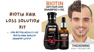 Biotin Hair Growth Shampoo  Original Biotin Hair Shampoo for Hair Growth [upl. by Lemar]