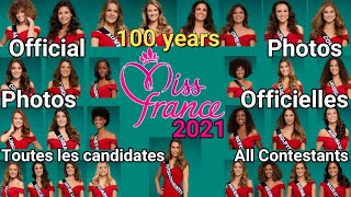 Miss France 2021 Photos Officielles Toutes les Candidates All Candidates Official Photos [upl. by Eadrahc]