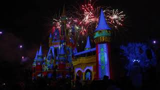 Disney Enchantment at Disney After Hours at Magic Kingdom 4K [upl. by Boar]