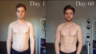 MY 2 MONTH BODY TRANSFORMATION [upl. by Enida]