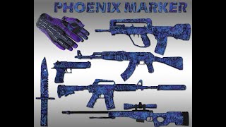 Phoenix Marker Mini PackPandoras Box HD skins SHOWCASE [upl. by Nyrac]