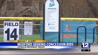 Medford seeking concession bids for Lithia amp Driveway Fields [upl. by Asilrak]