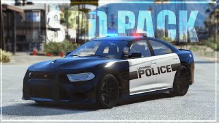 LOS SANTOS PD Car Pack For FiveM  NonELS  Lore Friendly  Updated [upl. by Behl]