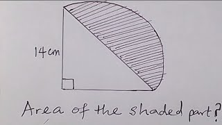 Mensuration  Find the area of the shaded region [upl. by Aerdnac]