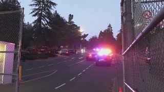 Oakland police respond to shooting at Skyline HS [upl. by Dohsar]