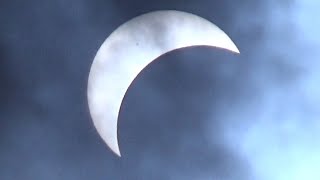 Awesome Partial Solar Eclipse of April 8 2024  New Jersey [upl. by Lotson]