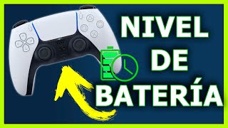 🔋 Como Saber el NIVEL de BATERÍA en MANDO de PS5 DualSense [upl. by Ochs]