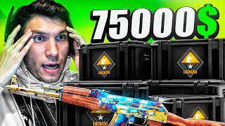 ¡SE GASTA 75000 BUSCANDO EL AK CASE HARDENED [upl. by Weikert397]