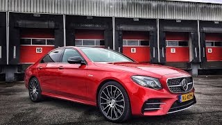 Mercedes AMG E43 2017 Review by AutoTopNL English Subtitles [upl. by Orr]