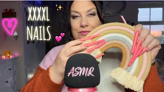 ASMR  Unplanned Triggers SUPER Long Nails [upl. by Stodder]