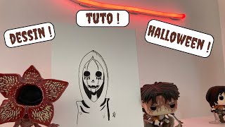 Tuto dessin personnage dhalloween [upl. by Yardley586]